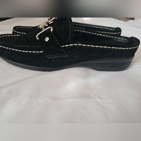 Cole Haan Black Slip On Mule Lined Shoes 8B - Picture 4 of 6